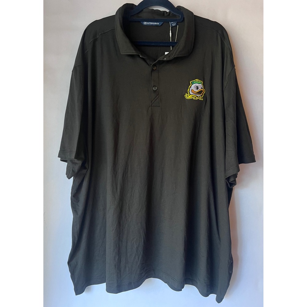 Oregon Ducks Cutter & Buck Advantage Eco Tri-Blend‎ Pique Mens Polo XXXL